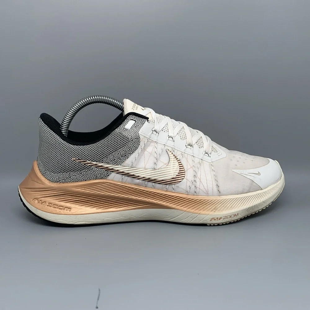 Nike Winflo 8 PRM‎ Sail White Copper Running Shoes DA3056-101 Women's Sz 9.5